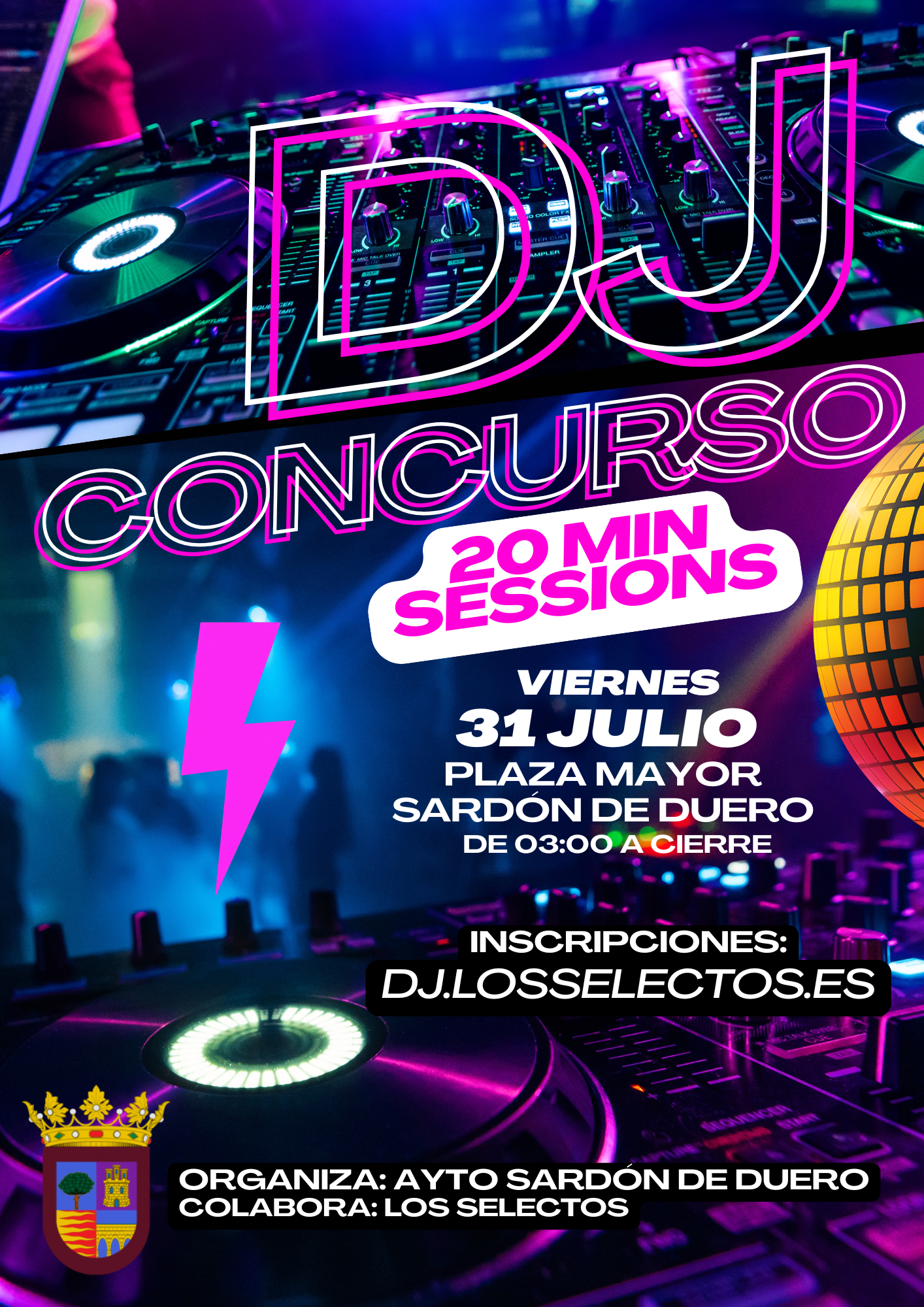 Cartel Concurso de DJs
